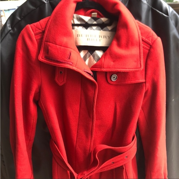 Burberry Brit red wool coat - Picture 6 of 11